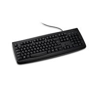 Kensington Pro Fit Tastiera Lavabile Cablata per PC, con Connessione USB e Tastierino Numerico, Compatibile con Windows e Apple, Dimensioni Standard - Nero