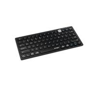Kensington QWERTY - Tastiera compatta wireless multi-dispositivo, con Bluetooth, colore: Nero