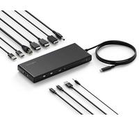 Kensington Docking station SD4842P EQ, con USB-C 10 Gb/s, tripla uscita video, senza driver e 100 W PD