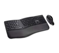 Kensington Set con Tastiera & Mouse wireless ergonomici ProFit Ergo - Tastiera divisa con layout US, Mouse Ergo, Doppia funzionalità 2,4 GHz & Bluetooth, Per Chrome OS, macOS e Windows (K75406WW)
