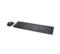 ACCO Kensington Set wireless Pro Fit basso profilo K75230UK – Tastiera + Mouse, Nero (Layout UK)