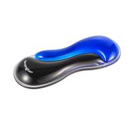 Kensington Slim Duo Tappetino Poggiapolsi per Mouse e Trackball, Fornisce Supporto Ergonomico, Compatibile con Mouse e Trackball a Basso Profilo, 192 x 72 x 22 mm, Nero/Blu (K62439WW)