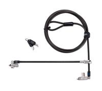 Kensington Slim N17 2.0 Keyed Dual Head Laptop Lock for Wedge-Shaped Slots, Lock