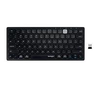 Kensington Tastiera compatta multi-dispositivo Dual Wireless QWERTY Layout PN Bluetooth abilitato Windows Mac iOS & ChromeOS compatibile K75502PN