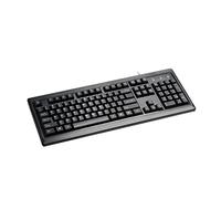 Kensington Tastiera ValuKeyboard con cavo USB da 150 cm, Compatibile con tutti i Laptop e Computer Desktop, Layout Italiano QWERTY, Nero, 1500109IT