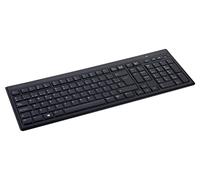 Kensington Tastiera Wireless AdvanceFit Slim Tastiera USB Full Size Compatibile con Windows e Mac, Nero (K72344ES)