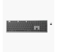 Kensington Tastiera wireless KB535, connessione Bluetooth e 2,4 GHz, layout completo, tasti silenziosi, programmabile, hotkey copilota, compatibile con Windows, colore nero (K75408NA)