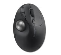 Kensington TB450A Trackball Mouse wireless, Bluetooth LE e connessione 2,4 GHz, 4 opzioni DPI, collega fino a 3 dispositivi (K72177WW), nero-argento