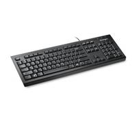 Kensington Tastiera ValuKeyboard con cavo USB da 150 cm, Compatibile con tutti i Laptop e Computer Desktop, Layout Italiano QWERTY, Nero, 1500109IT