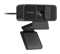 Kensington W1050 Webcam de Angulo Amplio y Enfoque Fijo 1080P - Video Nitido y Sensor de Gran Tamaño - Ajuste Manual y Campo d