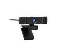 Kensington W1060 EQ 1080p Webcam a messa a fuoco fissa con microfoni stereo, correzione automatica della luce, plug and play USB per PC e Mac (K81171WW)