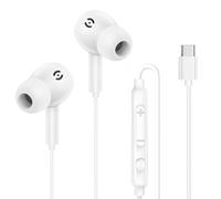 KENSUKA Auricolari USB C cablati, cuffie di tipo C con microfono, auricolari in-ear per iPhone 17 16 15 Pro Max 16e, Samsung Galaxy Google Pixel, Xiaomi Redmi, Huawei