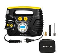 Kensun AC/DC Pompa di Gonfiaggio Pneumatico per Auto 12V DC e Casa 110V AC Swift Performance 2.0 Pompa Compressore D'aria Portatile per Auto e Casa