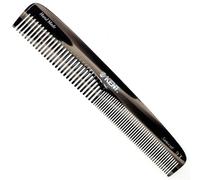 Kent 9T Graphite Fine Tooth and Wide Tooth Comb Detangler Hair Combs - Large Handmade and Saw-Cut Dressing Comb - Wet Hair Comb for Women and Durable Grooming Comb for Men Made in England