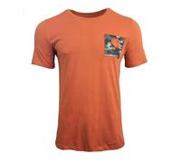 Kent & Curwen T-Shirt Arancione Camo Rose Patch David Beckham 1926...