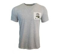 Kent & Curwen T-Shirt Grigio 1926 Rose Patch David Beckham England Uomo...
