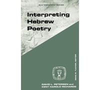 Kent Harold Richards David L. Petersen Interpreting Hebrew Poetry (Tascabile)