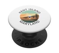 Kent Island Maryland Chesapeake Bay Bridge Granchio di Annapolis PopSockets PopGrip Adesivo