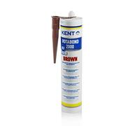 Kent Rotabond 2000 - Colla speciale marrone permanente, inodore senza silicone, cartuccia da 290 ml