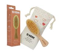 Kent Spazzola in legno di faggio con setole morbide e custodia da viaggio in tela - BA29