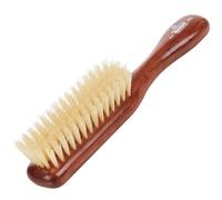 Kent Spazzole da donna Finest, in legno scuro con setole bianche morbide DA45, ideale per capelli fini, diradati e ritirati, spazzola stretta con setole morbide