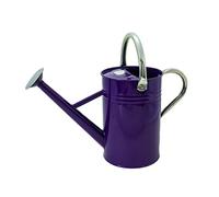 Kent & Stowe Annaffiatoio vintage da 4,5 litri in viola - Caraffa in acciaio zincato per irrigazione quotidiana - Caraffa in classico stile inglese con 2 manici