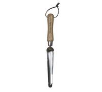 Kent & Stowe Cazzuola per piantare - Cazzuola da giardinaggio in acciaio inossidabile per spuntare e piantare, manico in frassino, lunghezza: 33 cm