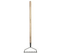 Kent & Stowe Rastrello da giardino per bambini - Rastrello per bambini leggero in acciaio inossidabile con manico in frassino, lunghezza: 84 cm