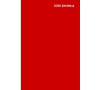 Kentish Elegante - Notebook Hardcover Medium A5-300Pages for Writing and Journaling (Red Squared)