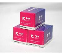 Kentmere Pellicola colorata di marca formato 135, modello PAN 400, confezione da 3 rotoli da 400 iso, quantità 24