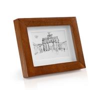 Kenton - Cornice rettangolare, 14 x 9 cm, passepartout, vetro