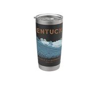 Kentucky Colline Lente e Silenzio Bourbon - Arte Vintage Bicchiere termico in acciaio inox doppia parete