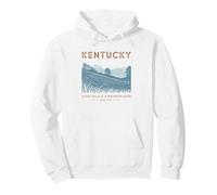 Kentucky Colline Lente e Silenzio Bourbon - Arte Vintage Felpa con Cappuccio