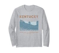 Kentucky Colline Lente e Silenzio Bourbon - Arte Vintage Maglia a Manica