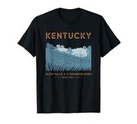 Kentucky Colline Lente e Silenzio Bourbon - Arte Vintage Maglietta