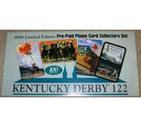 Kentucky Derby Churchill Downs Completo Set Di 4 1996 IN Large Custodia Telefono