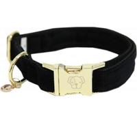 Kentucky Dogwear Dog Collar Corduroy, Black - XS (25-38 cm)