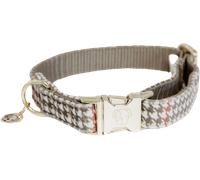Kentucky Dogwear Dog Collar Pied-de-Poule, Beige - M