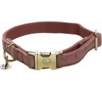 Kentucky Dogwear Dog Collar Velvet, Old Rose - S (28-40 cm)