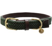 Kentucky Dogwear Plaited Nylon Dog Collar, Olive Green - XL (71 cm)
