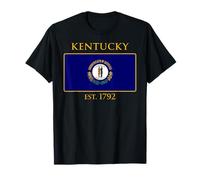 Kentucky Flag 15th US State 1792 Kentuckian Maglietta