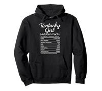 Kentucky Girl Valori nutrizionali Città Natale Louisville Bluegrass Felpa con Cappuccio
