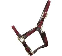 Kentucky Horsewear Plaited Nylon Halter Bordeaux - Full