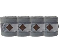 Kentucky Horsewear Polar Fleece Bandages Basic Velvet - Grey