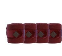 Kentucky Horsewear Polar Fleece Bandages Velvet - Bordeaux