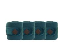Kentucky Horsewear Polar Fleece Bandages Velvet - Emerald green