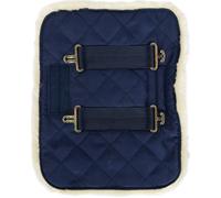 Kentucky Horsewear Quilted Chest Expander Artificial Lambskin Navy - 2 Buckles - 1 pz.