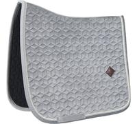 Kentucky Horsewear Saddle Pad Basic Velvet Dressage - Grey