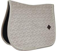 Kentucky Horsewear Saddle Pad Basic Velvet Jumping - Beige