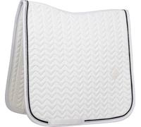 Kentucky Horsewear Saddle Pad Metal Chain Dressage - White